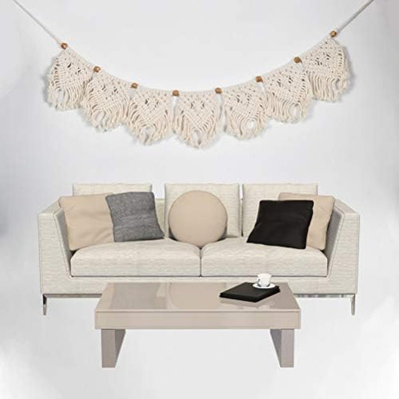 Gobelin mit Fransen, Girlande, Banner, Hochzeitsstoffe aus Baumwolle, Zuhause – Accessoires und Dekorationen, Naty Shop