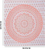 Einrichtungsvoller, rosafarbener Mandala-Wandteppich von Finesse. Startseite – Accessoires und Dekorationen Naty Shop