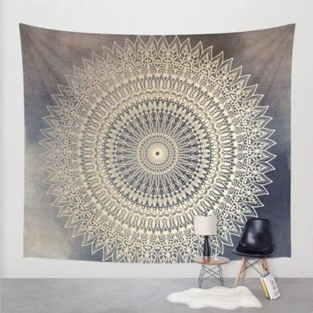 Indischer Goldbeing-Wandteppich, Leinwand, Mandala, Goa, Zuhause – Accessoires und Dekorationen, Naty Shop, Standardtitel
