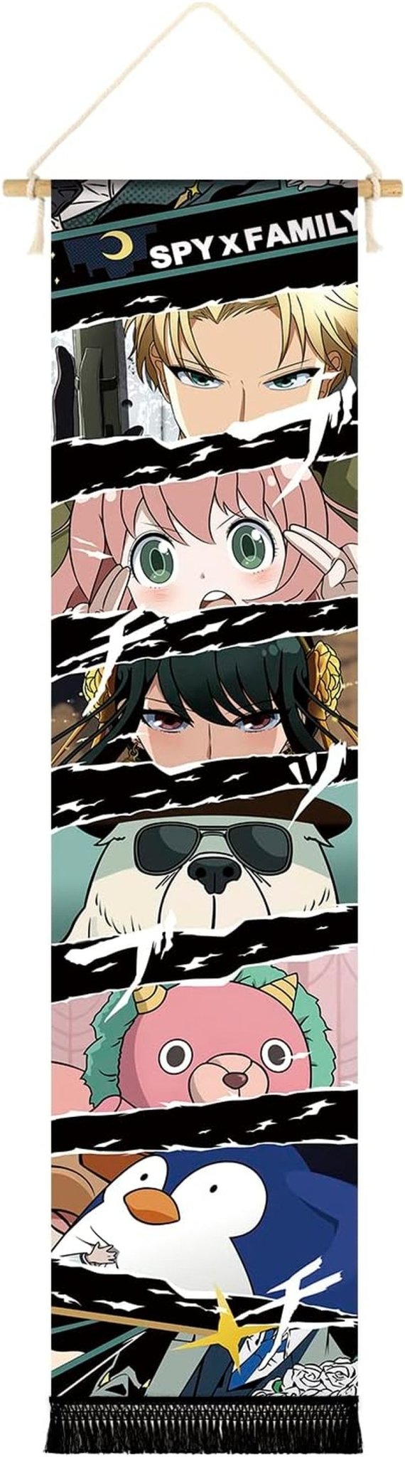 Gobelin zum Aufhängen, Leinwand, Wandkunst, Banner, Anime, Zuhause – Accessoires und Dekorationen, Naty Shop, Gemälde mit Augen