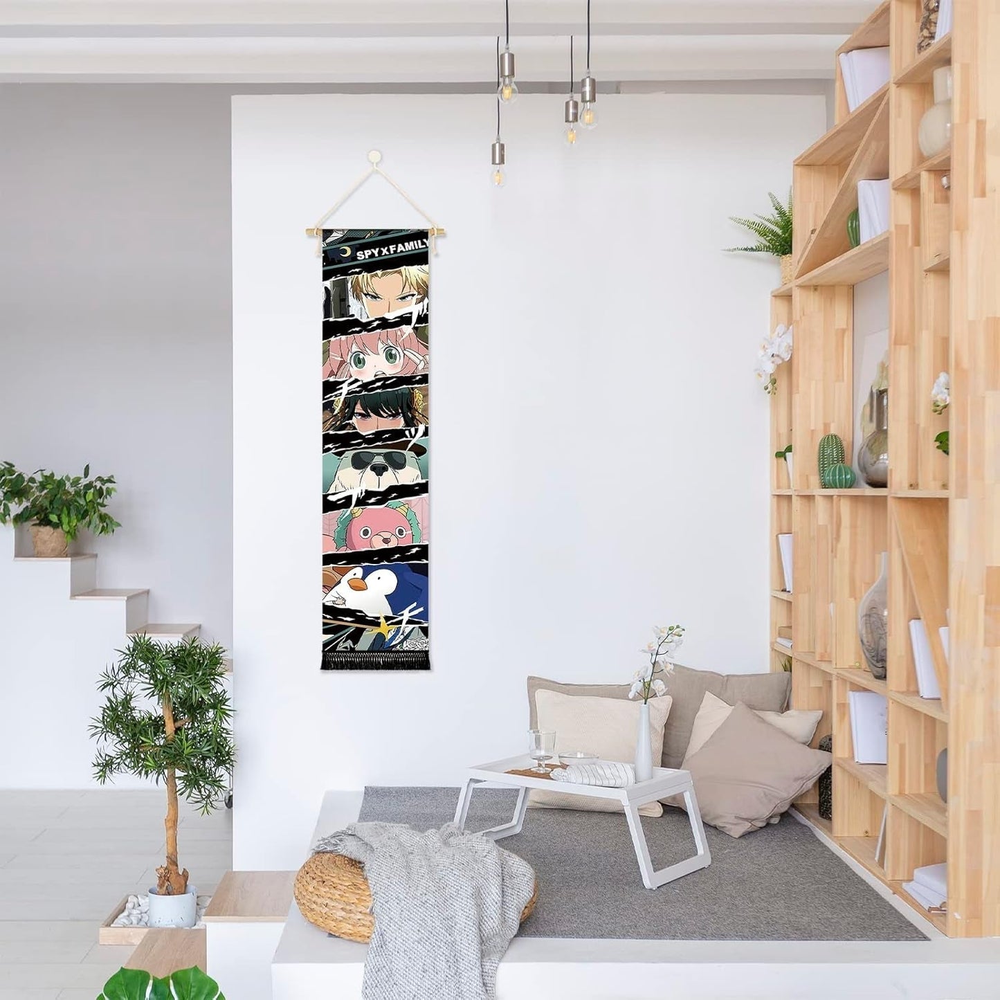 Gobelin zum Aufhängen, Leinwand, Wandkunst, Banner, Anime, Zuhause – Accessoires und Dekorationen, Naty Shop