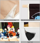 Wandteppich zum Aufhängen, Leinwand, Wandkunst, Gemälde, Anime-Charaktere, Zuhause – Accessoires und Dekorationen, Naty Shop