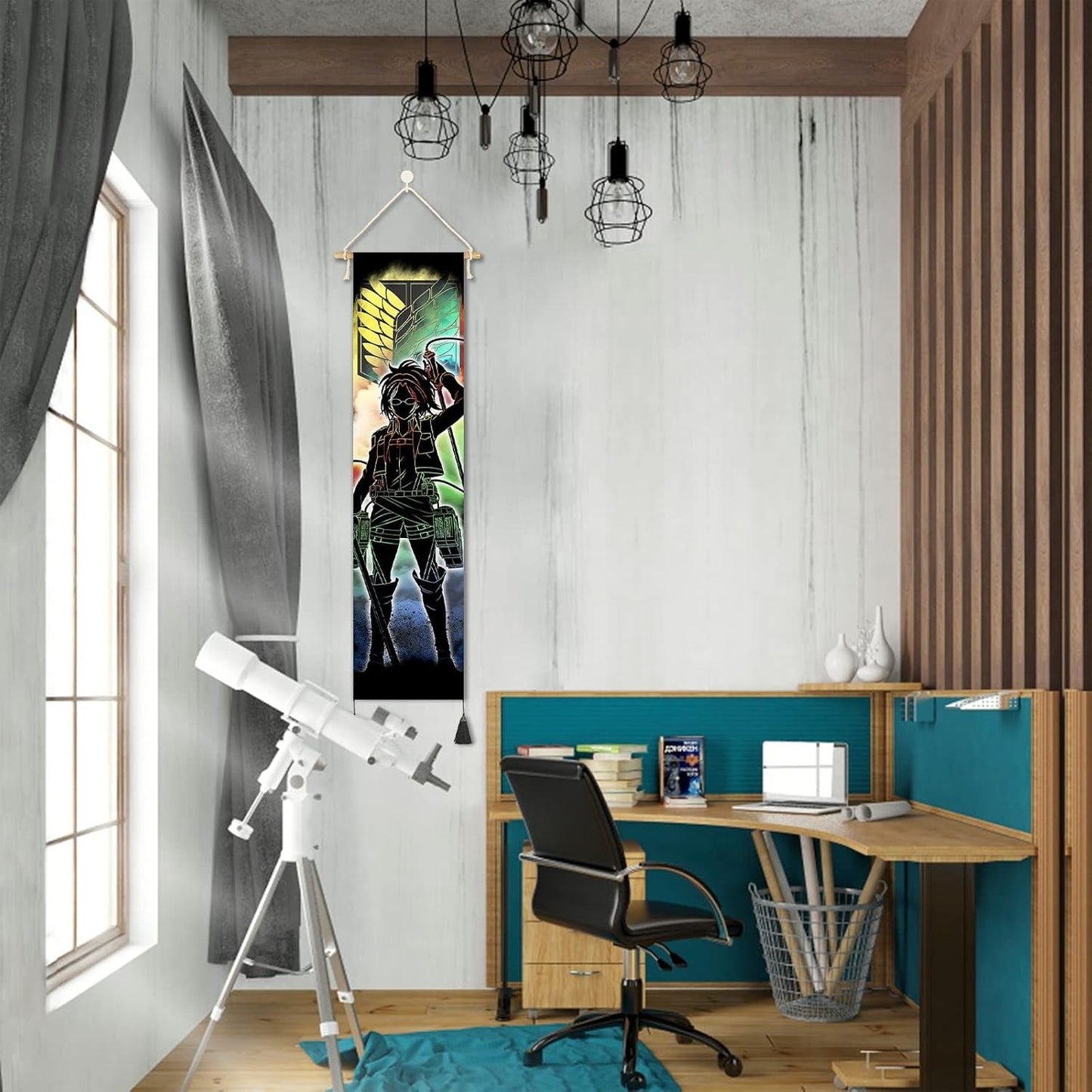 Wandteppich zum Aufhängen, Leinwand-Wandkunst, Malerei, japanische Schriftzeichen, Zuhause – Accessoires und Dekorationen, Naty Shop
