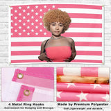 Tapisserie Eisgewürz Flagge rosa Flaggen Startseite – Accessoires und Dekorationen Naty Shop