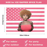 Tapisserie Eisgewürz Flagge rosa Flaggen Startseite – Accessoires und Dekorationen Naty Shop
