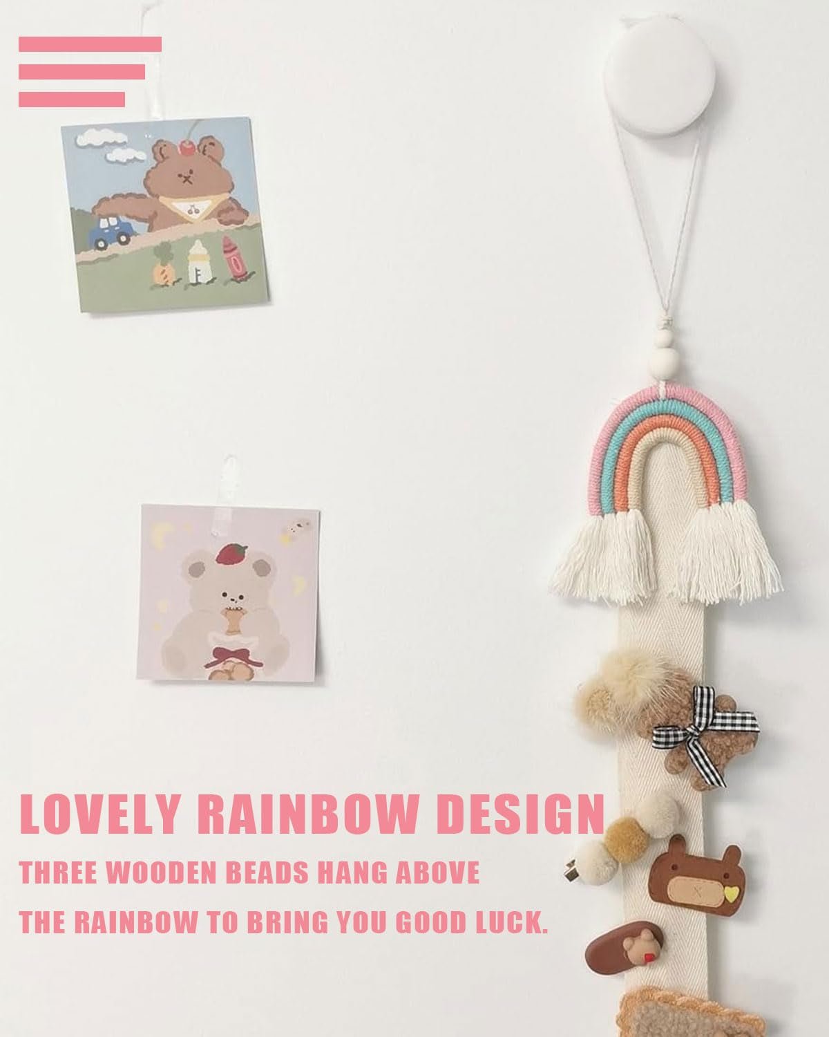 Wandteppich kgduyc handgewebtes Stück rainbow14 Kinderzimmer rainbow Home - Accessoires und Dekorationen Naty Shop