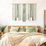 Gobelin Lomohoo große Deko grün ästhetisch gewebt Home - Accessoires und Dekorationen Naty Shop