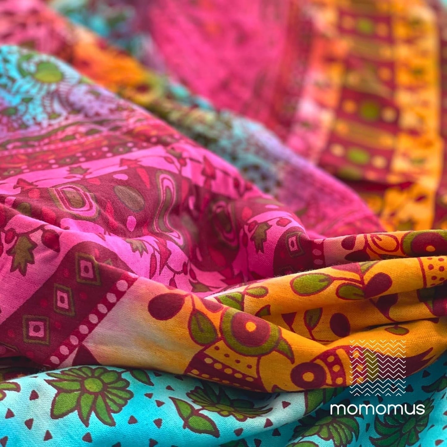 Wandteppich Momomus Mandala Hippie oder Psychedelic xxl Zuhause - Accessoires und Dekorationen Naty Shop