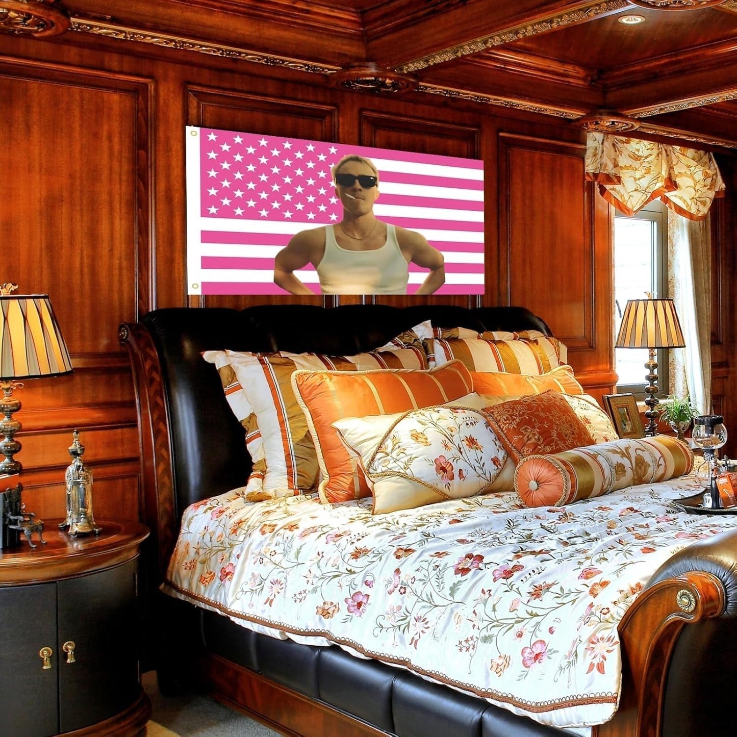 Gobelinregale Cameron Amerikanische Flagge innen außen Zuhause – Accessoires und Dekorationen Naty Shop