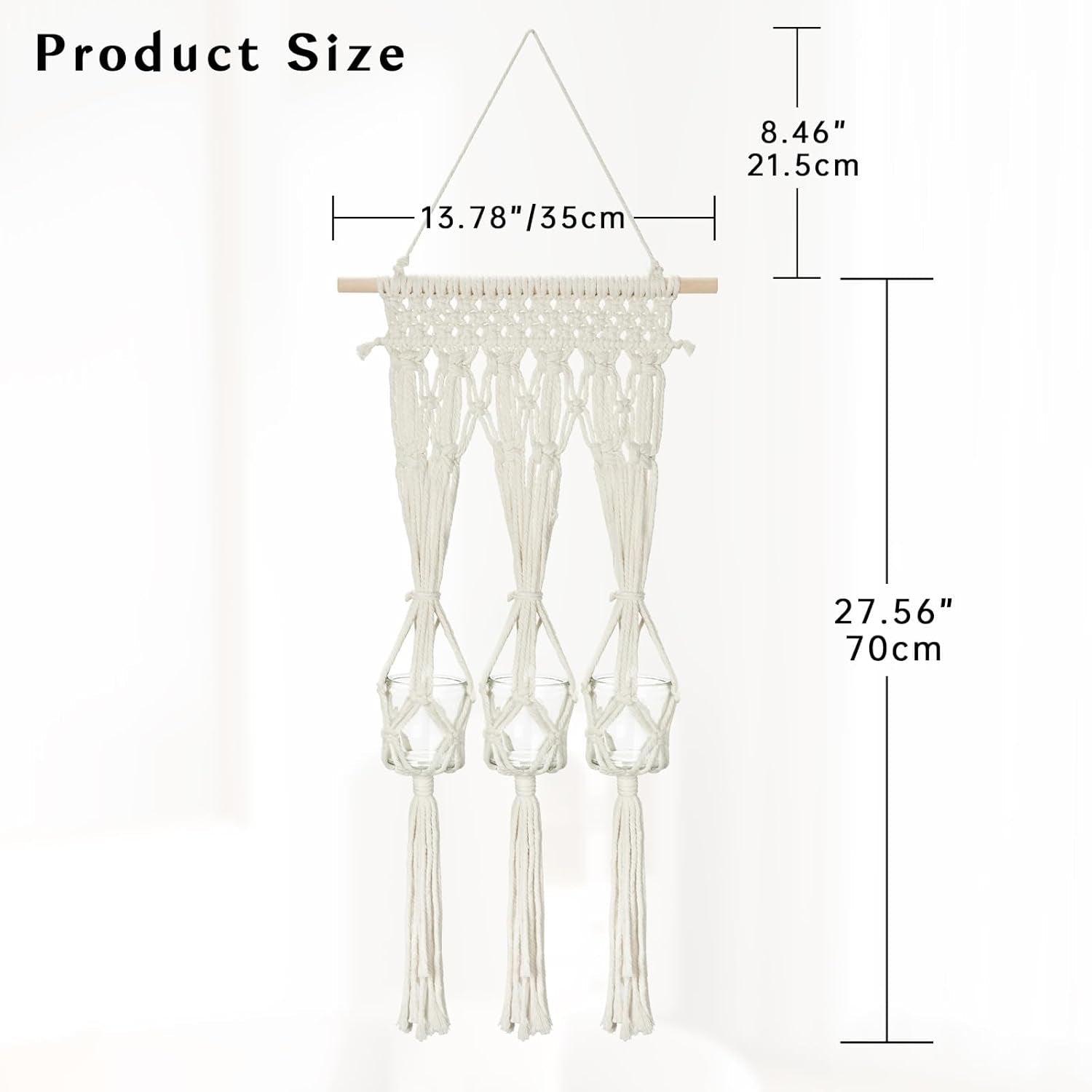 Tapisserie-Regal aus Glas, Kerzenhalter von Casa – Accessoires und Dekorationen Naty Shop