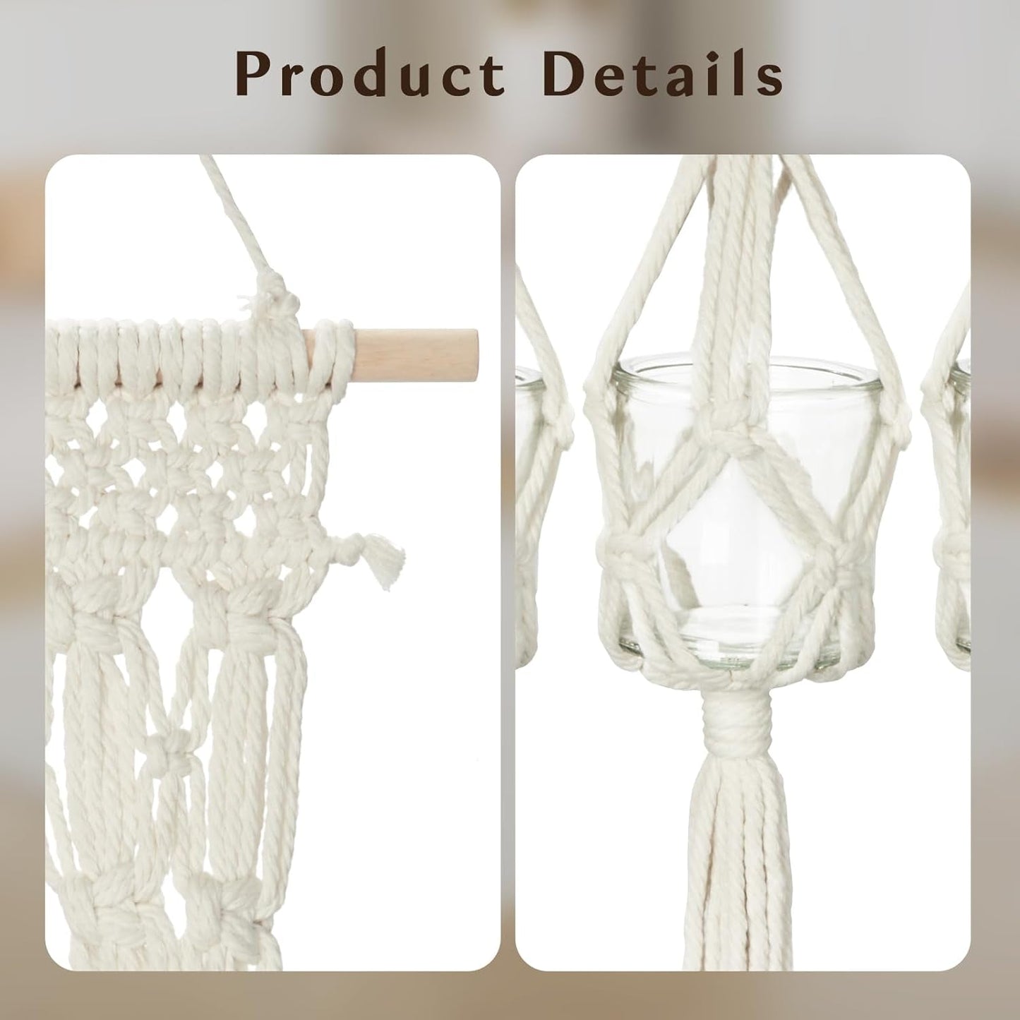 Tapisserie-Regal aus Glas, Kerzenhalter von Casa – Accessoires und Dekorationen Naty Shop