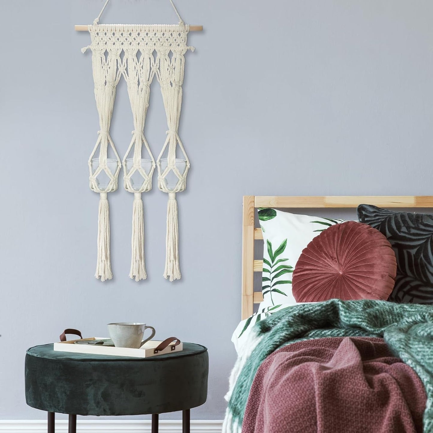 Tapisserie-Regal aus Glas, Kerzenhalter von Casa – Accessoires und Dekorationen Naty Shop