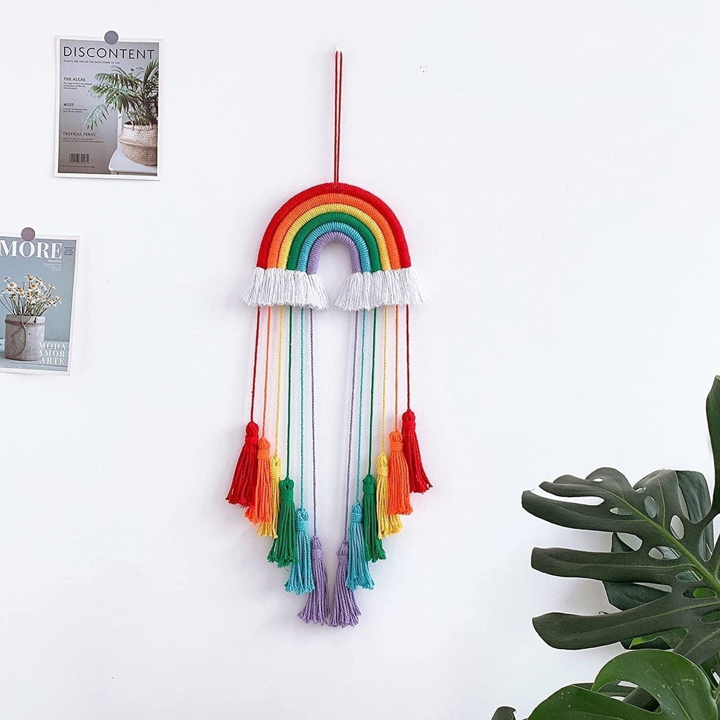 Regenbogen-Wandteppich, Dekoration, Regenbogen-Baumwollseil, Zuhause – Accessoires und Dekorationen, Naty Shop