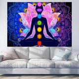 Bunter mystischer Mandala-Wandteppich Home – Accessoires und Dekorationen Naty Shop Standardtitel