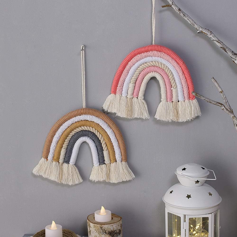 Böhmischer Regenbogen-Wandteppich für zu Hause, farbenfrohe Kunst. Zuhause – Accessoires und Dekorationen Naty Shop