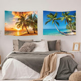 Wandteppich Ulticool Haus Strand Meer Palmeninsel Haus – Accessoires und Dekorationen Naty Shop