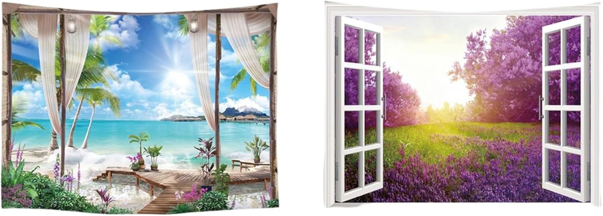 Wandteppich Ulticool House Beach Beach Palm Island Home – Accessoires und Dekorationen Naty Shop Beach Beach Nature