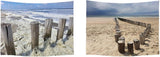 Gobelin Ulticool Haus Strand Meer Palmeninsel Haus - Accessoires und Dekorationen Naty Shop Strandküste