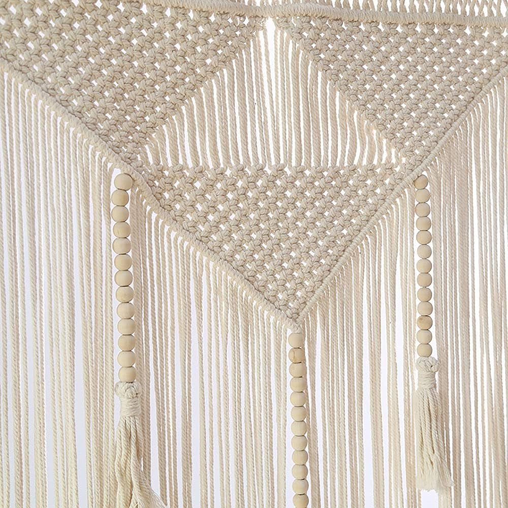Beige gewebter Türteppich mit Quaste, Schlafzimmer, Balkon, Zuhause – Accessoires und Dekorationen, Naty Shop