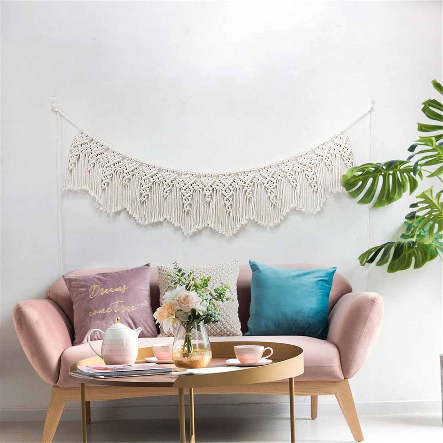 Tapisserie Wandbehang gewebtes Banner Hochzeit Zuhause – Accessoires und Dekorationen Naty Shop