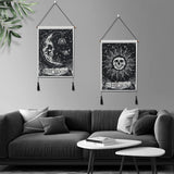 Wandteppich Weldomcor Tarot-Totenkopf-Set Sonne Startseite – Accessoires und Dekorationen Naty Shop