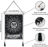 Wandteppich Weldomcor Tarot-Totenkopf-Set Sonne Startseite – Accessoires und Dekorationen Naty Shop