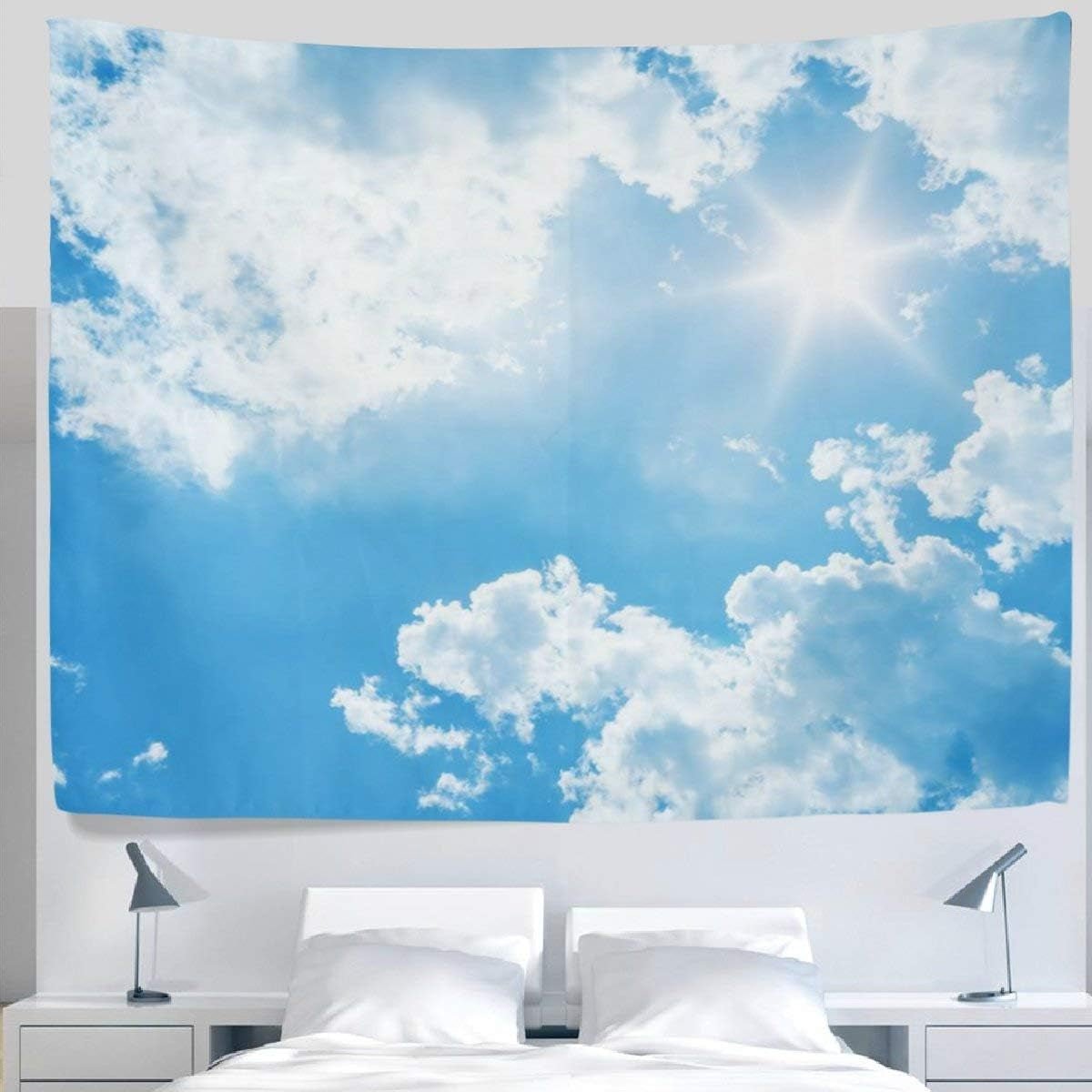 Wandteppich Yisumei Blue Sky Room Home – Accessoires und Dekorationen Naty Shop 230 L x 150 B cm