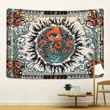 Wandteppich, Yrenendenge, Pilze, Sonnenbrand, Leinwand, Hippie-Augen, Zuhause – Accessoires und Dekorationen, Naty Shop