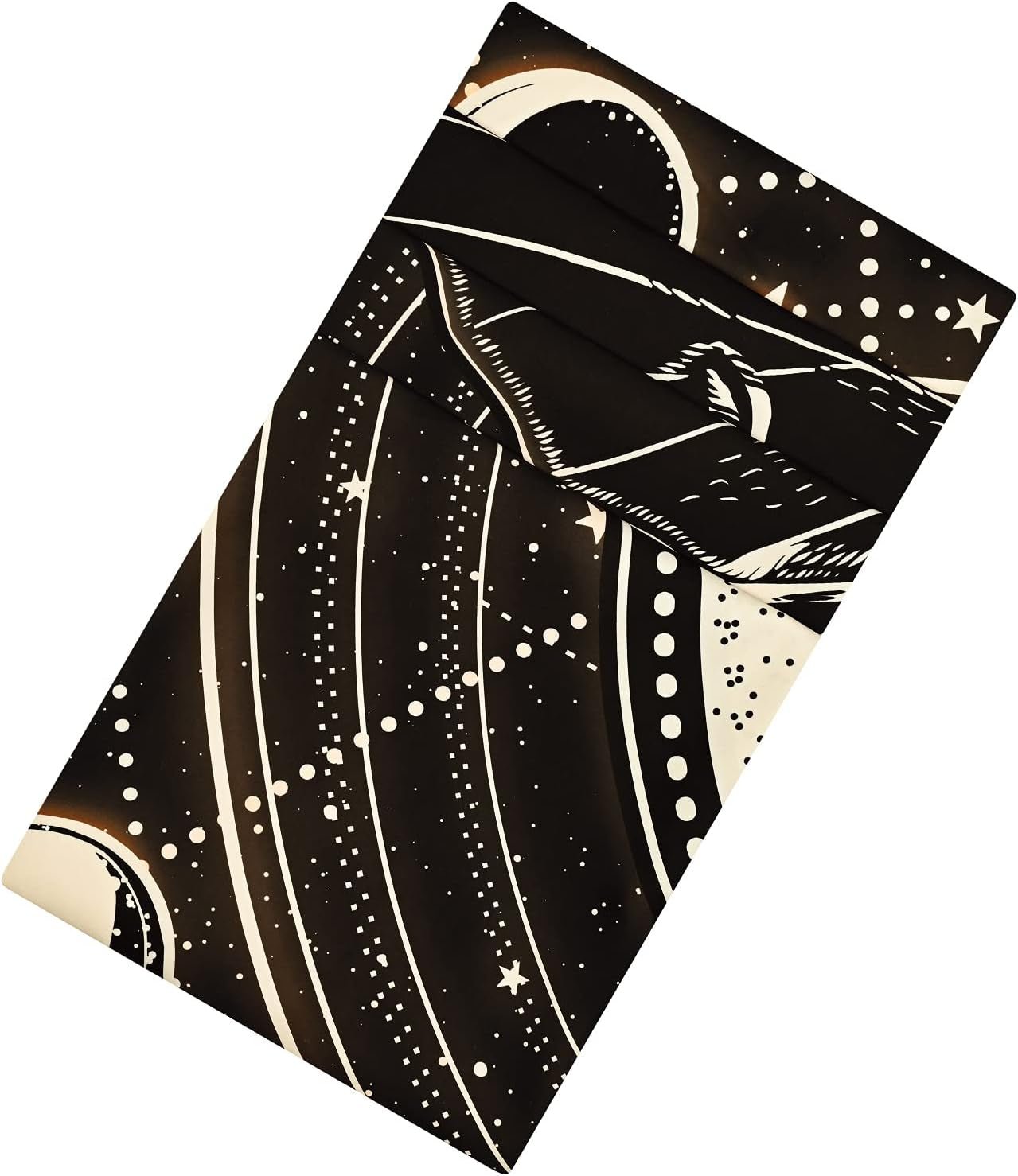Wandteppich Yrendenge Motte schwarz Sonne Mond natürlich Zuhause – Accessoires und Dekorationen Naty Shop