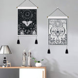 Yugarlibi Wandteppich, 2 Stück, kleine Wandteppiche zum Aufhängen, Mond und Sonne. Zuhause – Accessoires und Dekorationen Naty Shop