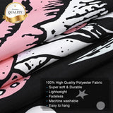 Gobelin Yugarlibi rosa Totenkopf Pilze Skelett Zuhause – Accessoires und Dekorationen Naty Shop