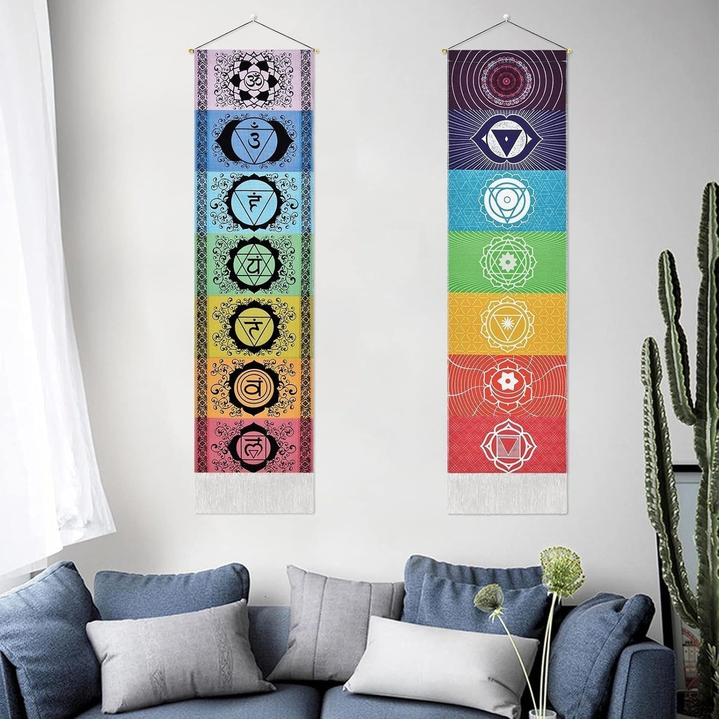 Wandteppich Yugarlibi Hängeset Chakra Meditation Yoga Trippy Zuhause – Accessoires und Dekorationen Naty Shop