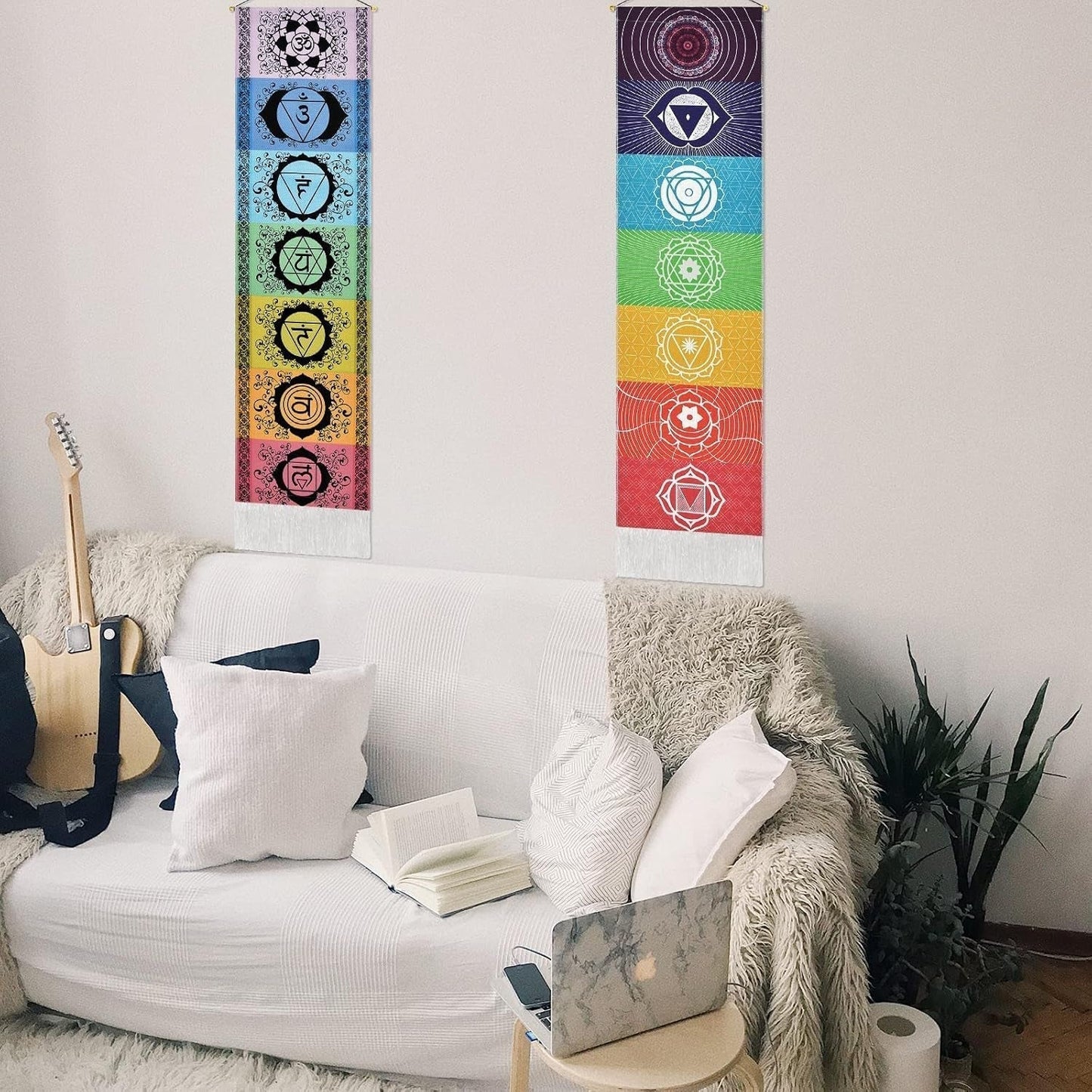 Wandteppich Yugarlibi Hängeset Chakra Meditation Yoga Trippy Zuhause – Accessoires und Dekorationen Naty Shop