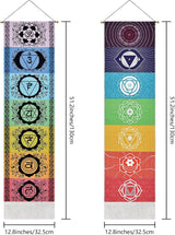 Wandteppich Yugarlibi Hängeset Chakra Meditation Yoga Trippy Zuhause – Accessoires und Dekorationen Naty Shop