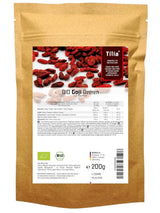 Tilia BIO Goji-Beeren 1 kg Naty Shop dehydrierte Produkte 200 G (1 Packung)
