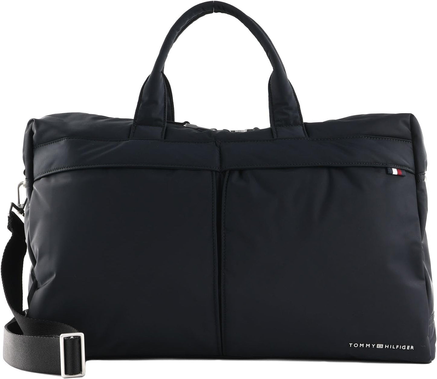 Tommy Hilfiger Herren TH Signature Reisetasche AM0AM12218 Reisetasche, Schwarz (Schwarz) Gepäck & Reiseausrüstung Naty Shop Standardtitel