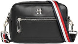 Tommy Hilfiger Umhängetasche Tasche Iconic Kameratasche Kleine Damentaschen Naty Shop Schwarz