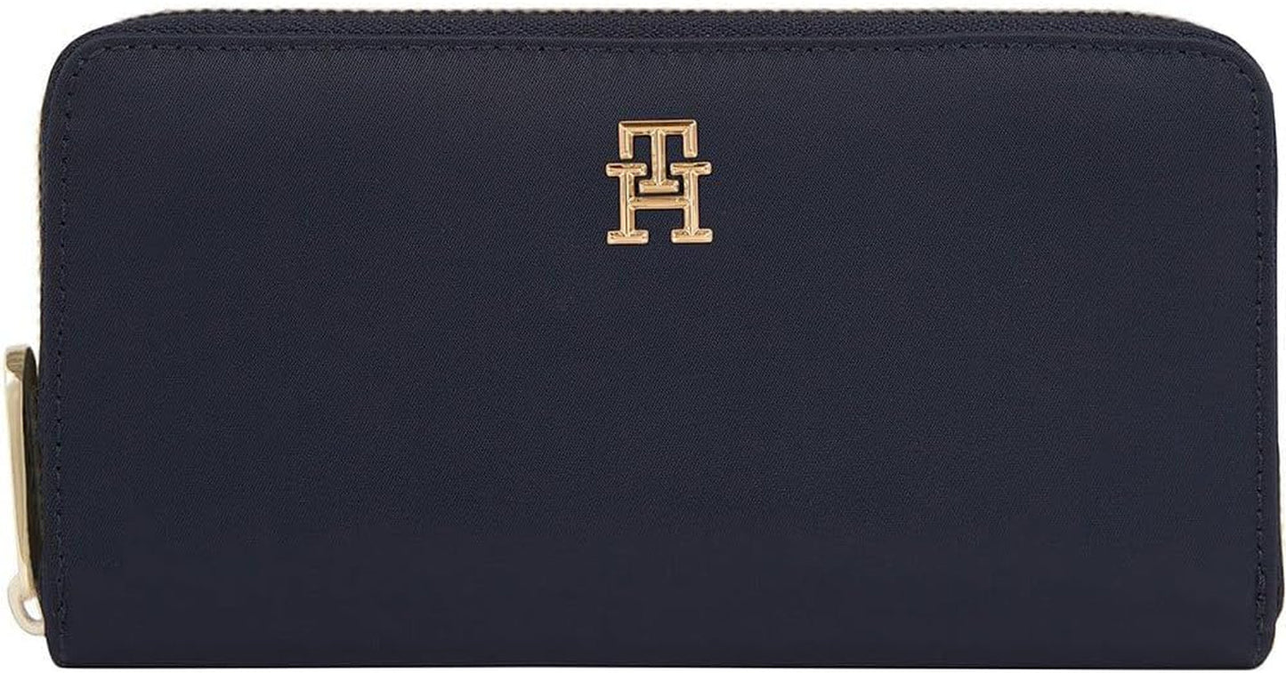 Tommy Hilfiger Damen Geldbörse Poppy Große Kartenfächer Geldbörse Damen Naty Shop Space Blue Os