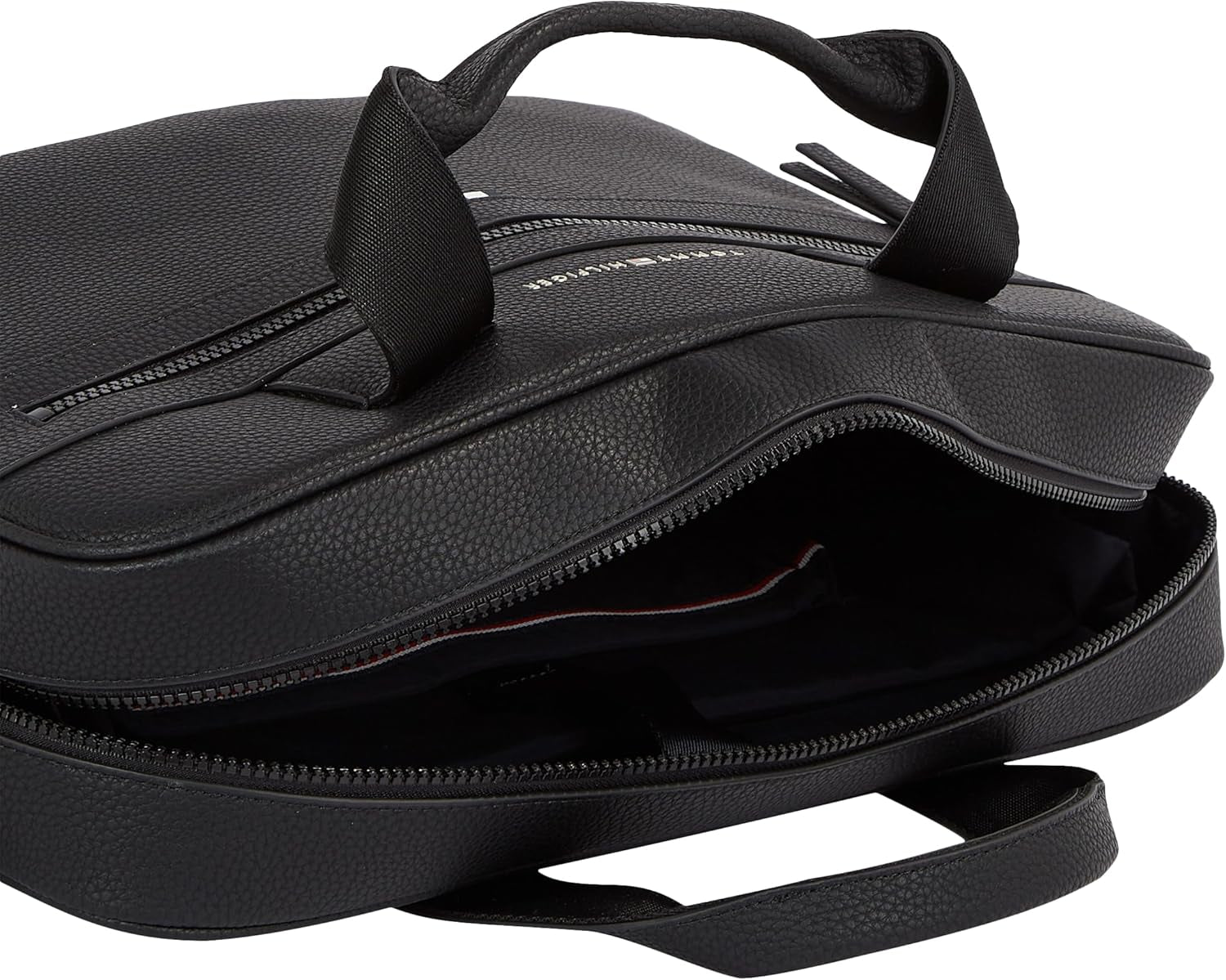 Tommy Hilfiger ESSENTIAL PU COMPUTER BAG Laptoptasche für Herren, Schwarz, OS-Gepäck und Reiseausrüstung Naty Shop