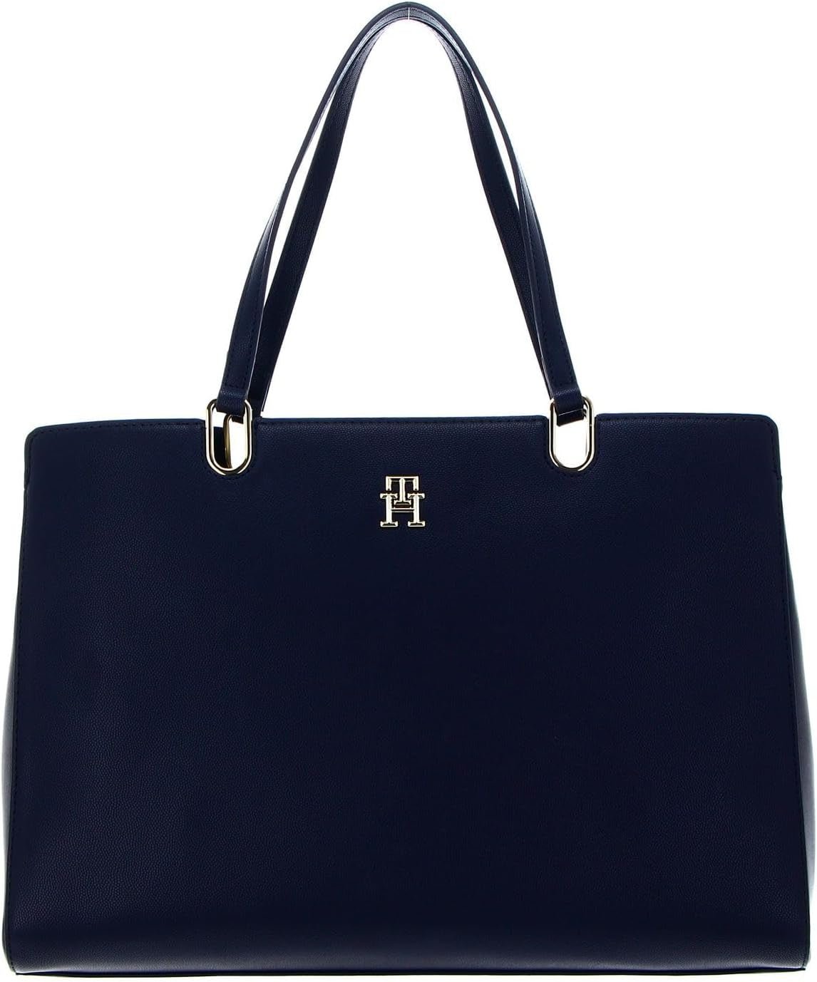 Tommy Hilfiger Damen TH Timeless Umhängetasche mit Innentaschen, Blau (Space Blue), Einheitsgröße Damentaschen Naty Shop Standardtitel