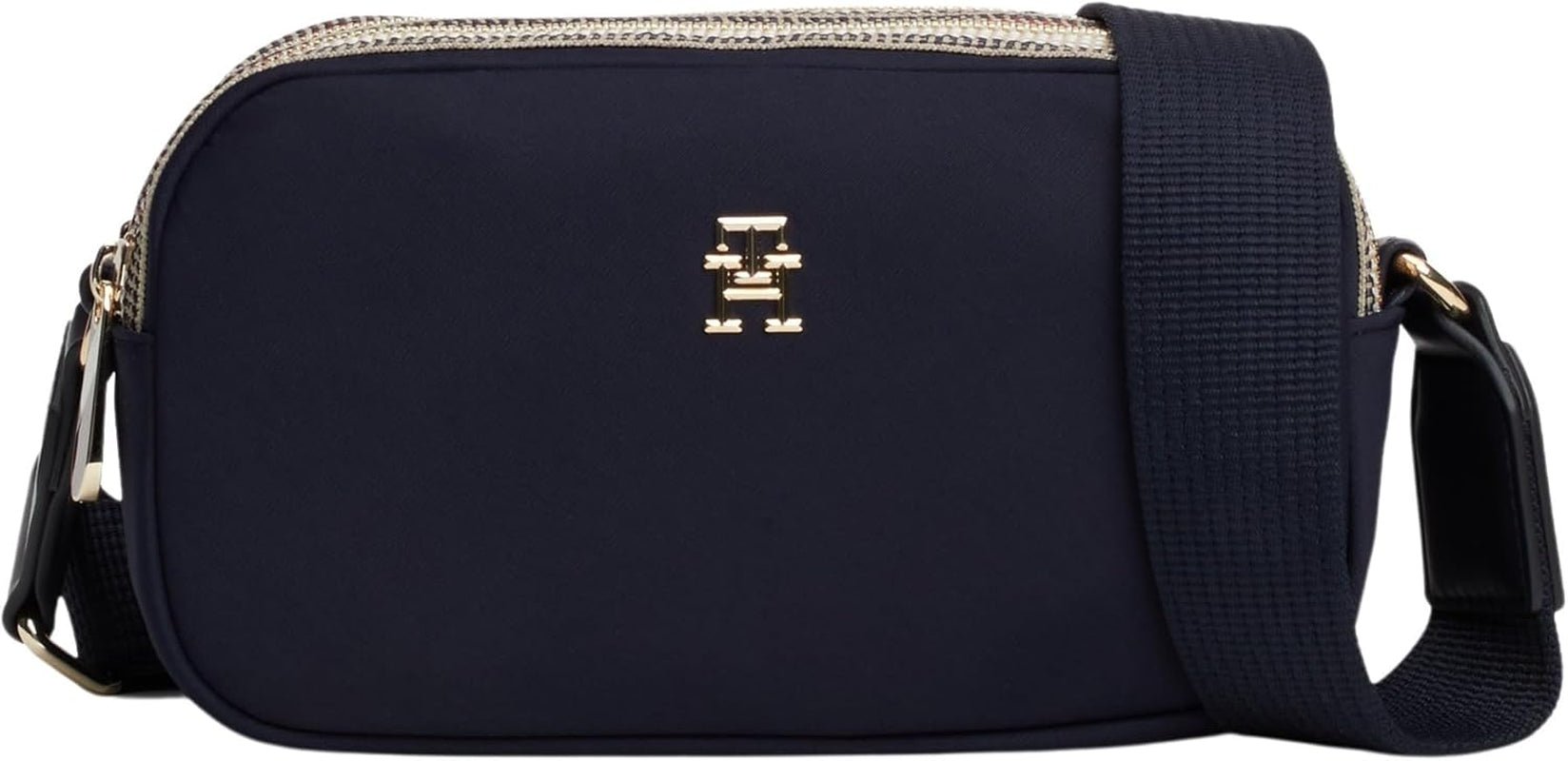 Tommy Hilfiger Umhängetasche Poppy Camera Bag Kleine Taschen Damen Naty Shop Blau (Space Blue)