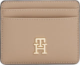 Tommy Hilfiger Damen-Kartenetui Damen mit Logo, Beige (Coastal Taupe), Einheitsgröße Herrenbrieftasche Naty Shop Standardtitel
