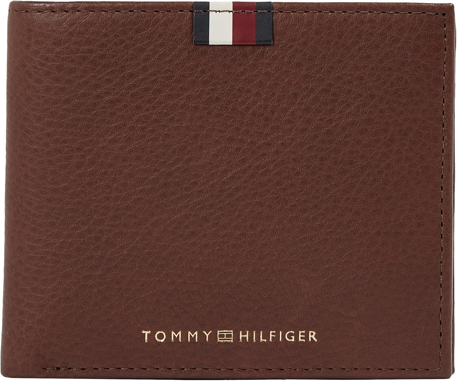 Tommy Hilfiger Herren Th Prem Lea Cc and Coin Am0am11265 Geldbörsen Herren Geldbörse Naty Shop Brown (Dark Chestnut) Os