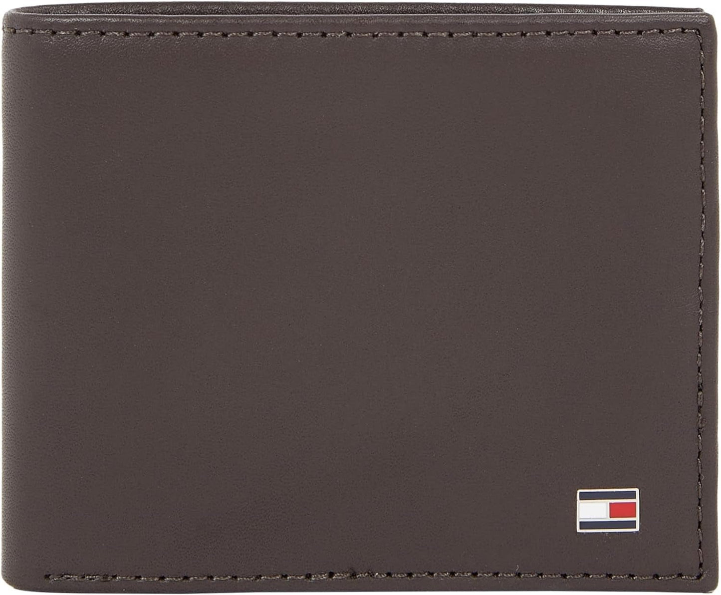 Tommy Hilfiger Herren-Geldbörse Eton Mini Kleine Herren-Geldbörse Naty Shop Braun