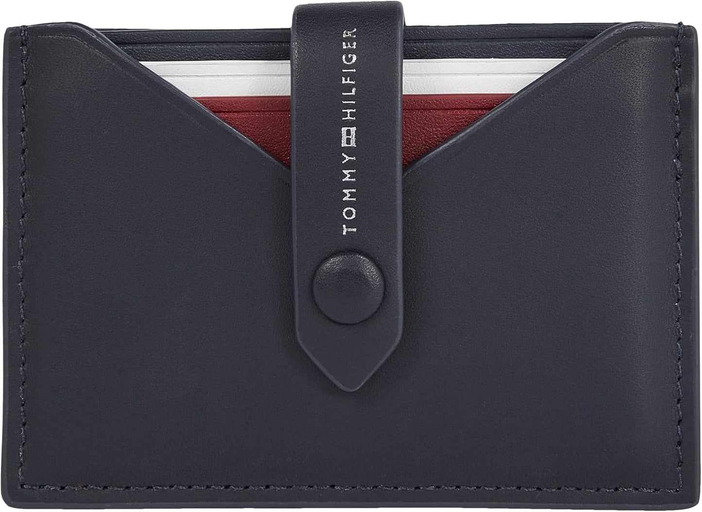 Tommy Hilfiger Herren-Geldbörse Smooth Retractable Cc Small, Blau (Space Blue), Einheitsgröße Herren-Geldbörse Naty Shop Standardtitel
