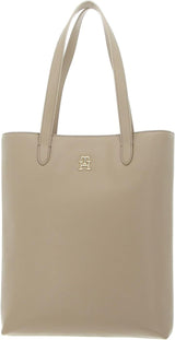 Tommy Hilfiger Th Casual Slim Tote Ns Tote Bag Damen Taschen Naty Shop Beige (Beige)