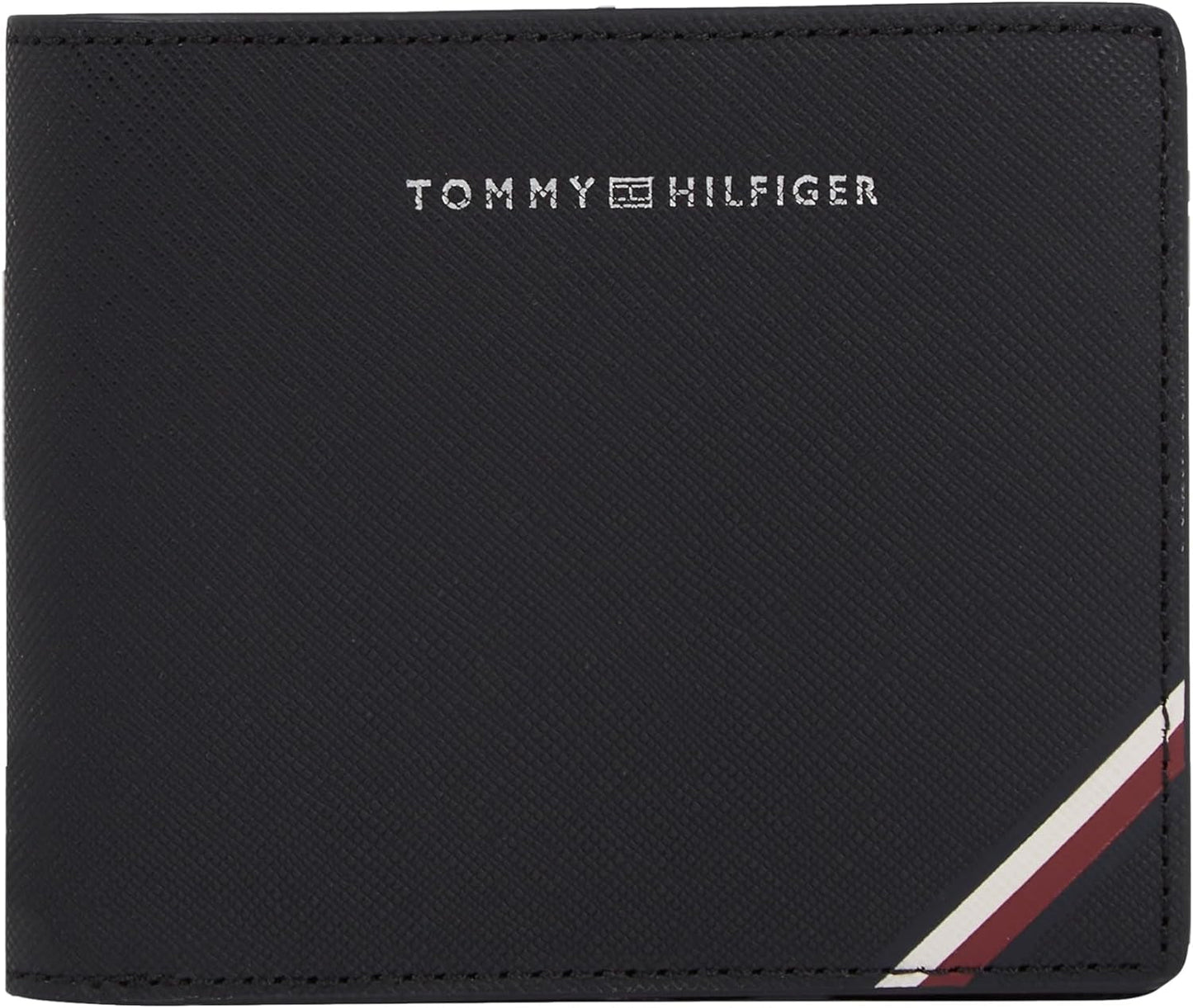 Tommy Hilfiger TH CENTRAL CC AND COIN Geldbörse für Herren, Schwarz (Schwarz), OS Herren Geldbörse Naty Shop Black (Schwarz)