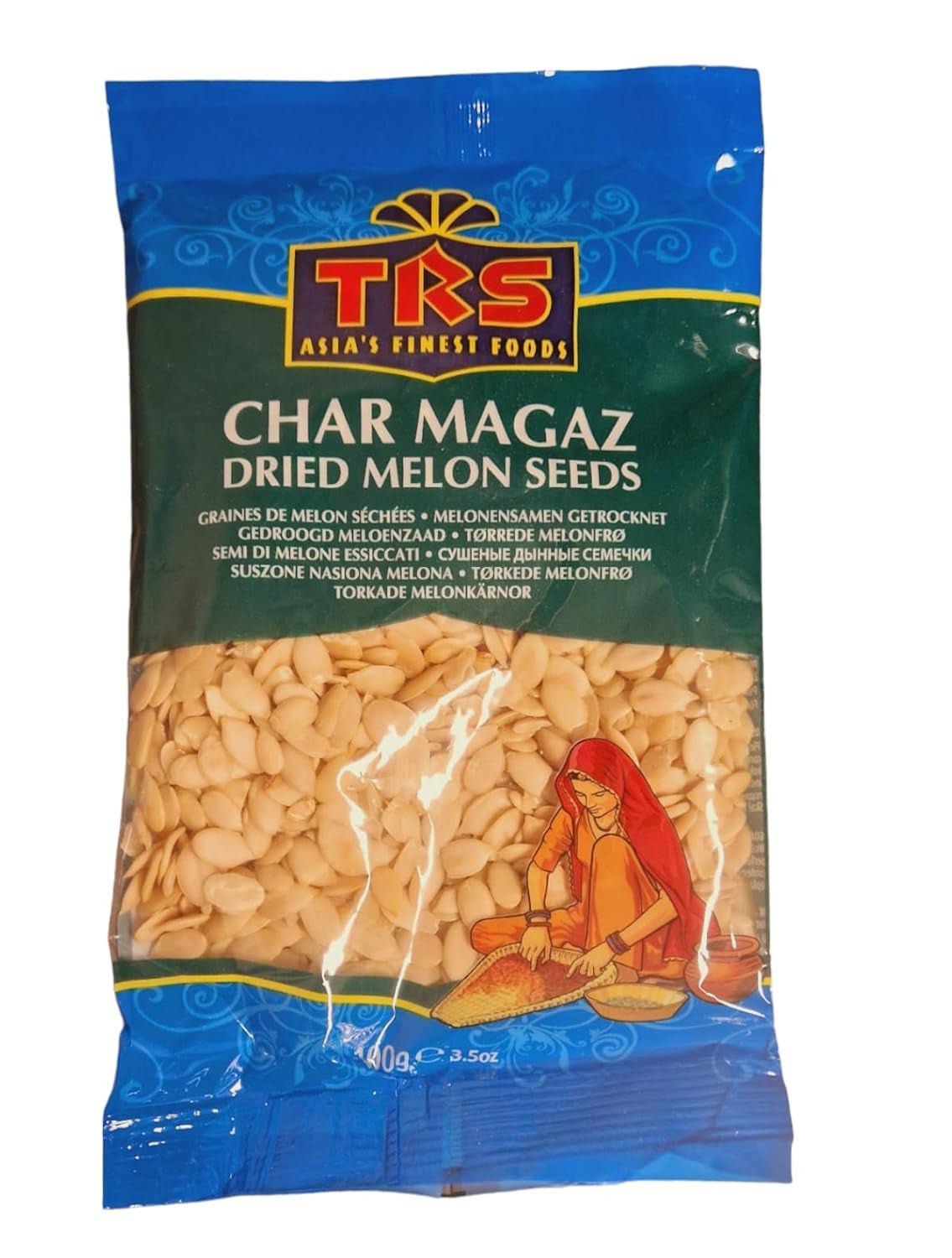 TRS Charmagaz (getrocknete Wassermelonenkerne) 100 g dehydrierte Produkte Naty Shop Standardtitel