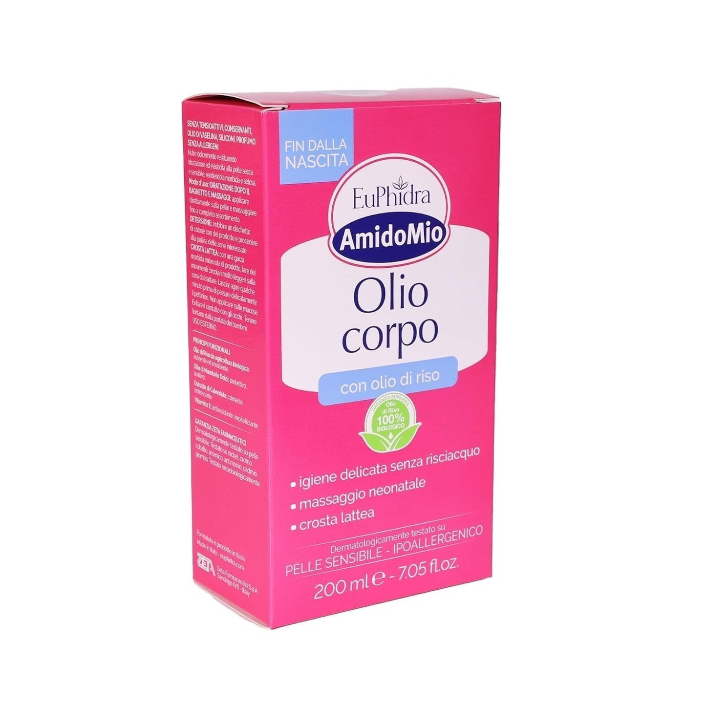 Stärke-Mio-Körperöl, entfernt Milchschorf bei Neugeborenen, 200 ml Kinder – Bade- und Hautpflege Naty Shop