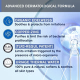 Uriage Baby Peri-Oral Care mit Bio-Edelweiß und Kupfer-Zink, 30 ml – lindert sofort Reizungen – repariert und reinigt die Haut – zieht schnell ein – parfümfrei – 94 % Inhaltsstoffe natürlichen Ursprungs. Kinder – Bade- und Hautpflege Naty Shop